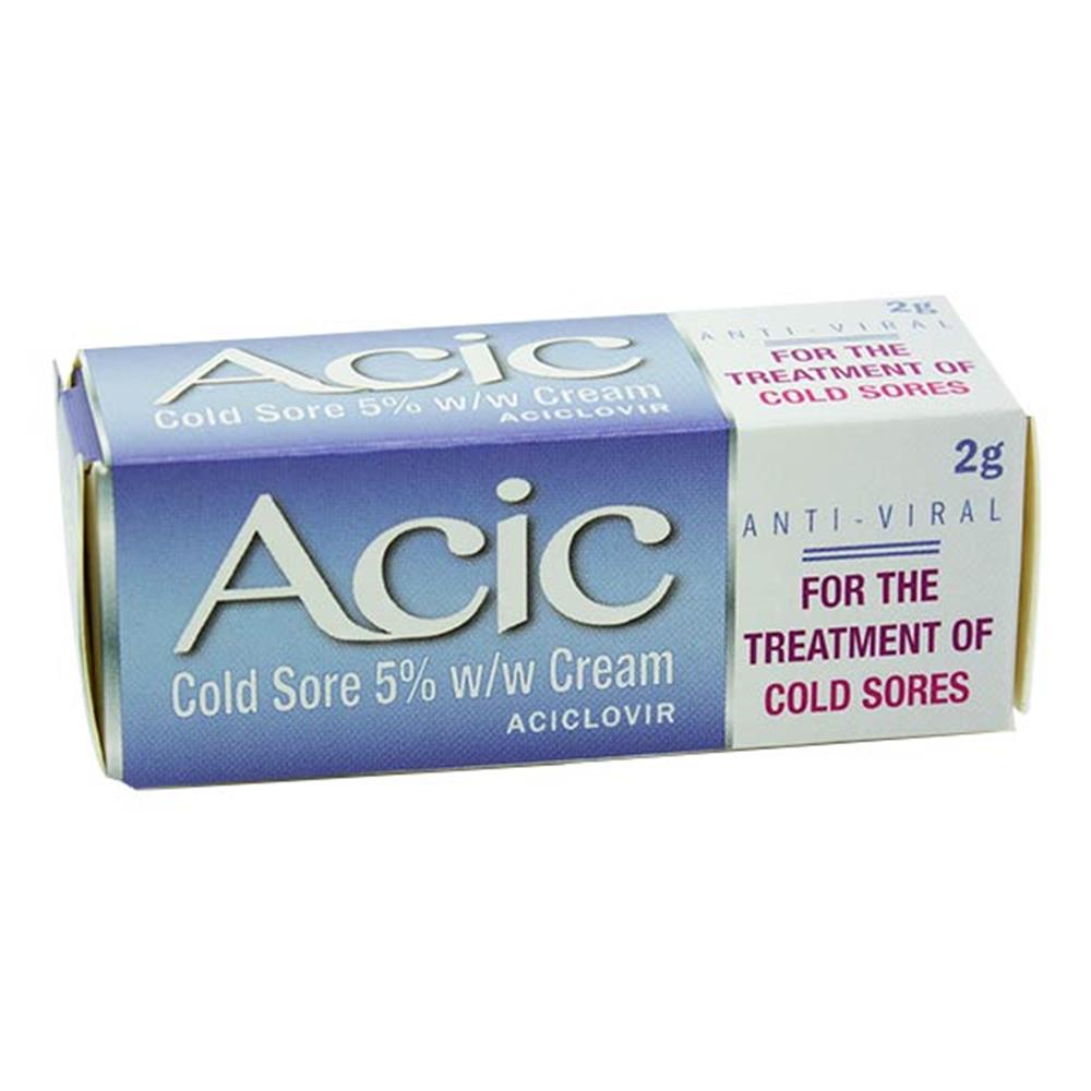 Acic 5% Cream Cold Sore Treatment