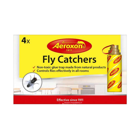 Aeroxon Fly Catchers 4 Pack – repels insects to help prevent bites and stings