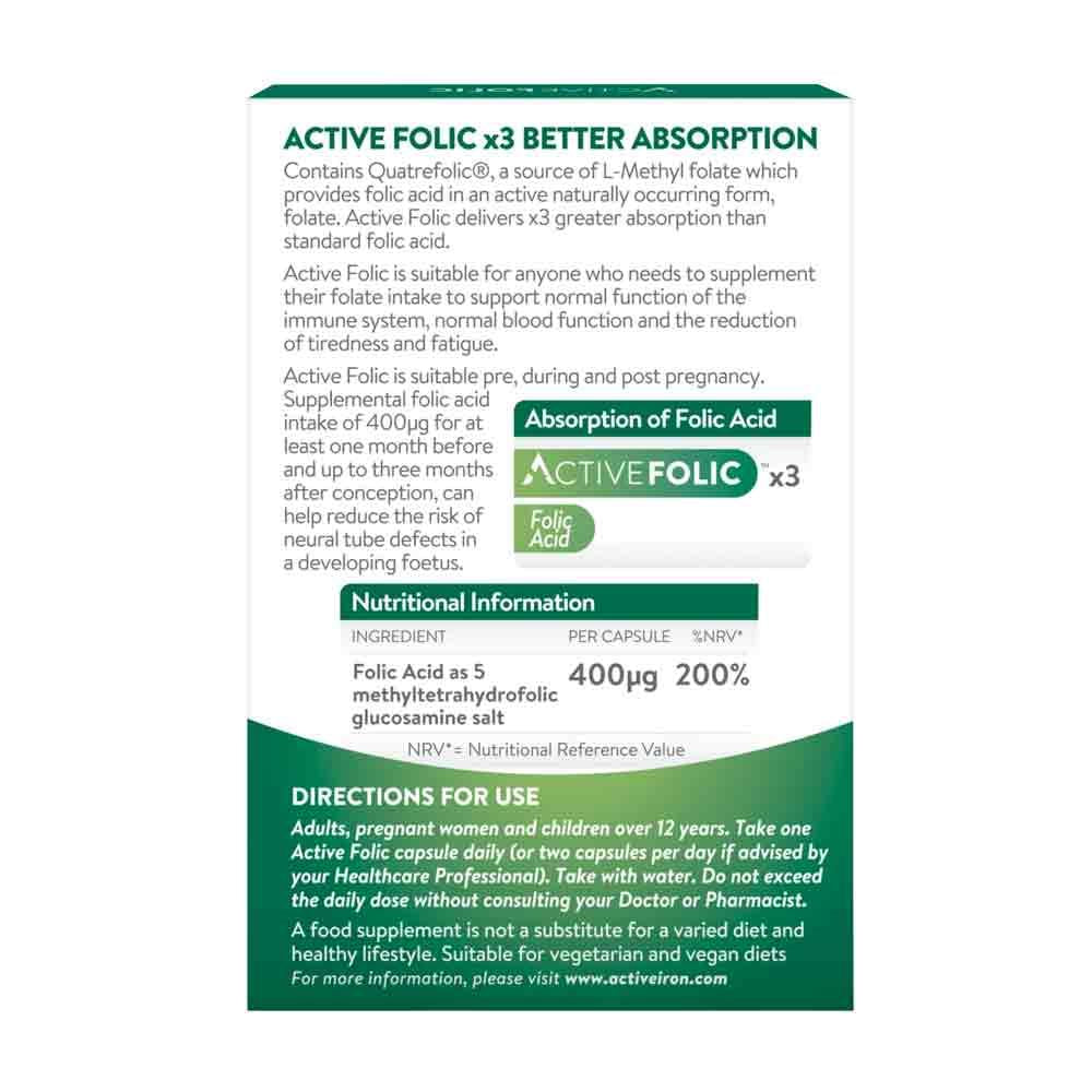 Active Folic Better Absorption Folic Acid 60 Pack