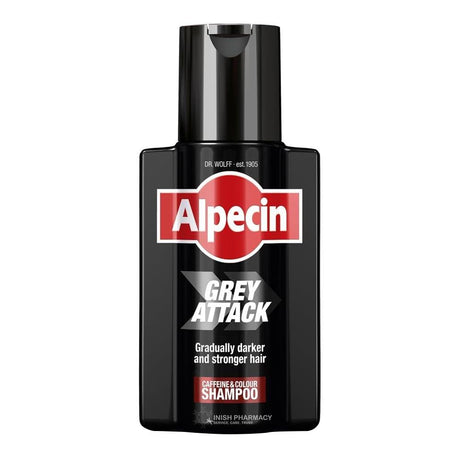 Alpecin Grey Attack Caffeine & Colour Shampoo 200ml – with caffeine to stimulate and support hair growth