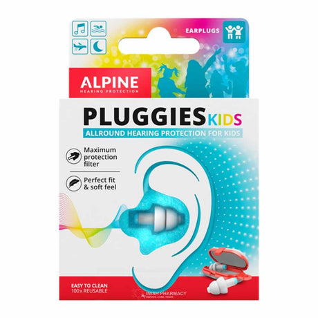 Alpine Pluggies Kids Earplugs – for gentle ear care and hygiene