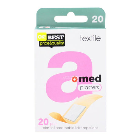 Avanti Amed Textile Plasters 20 Pack – protects cuts and grazes