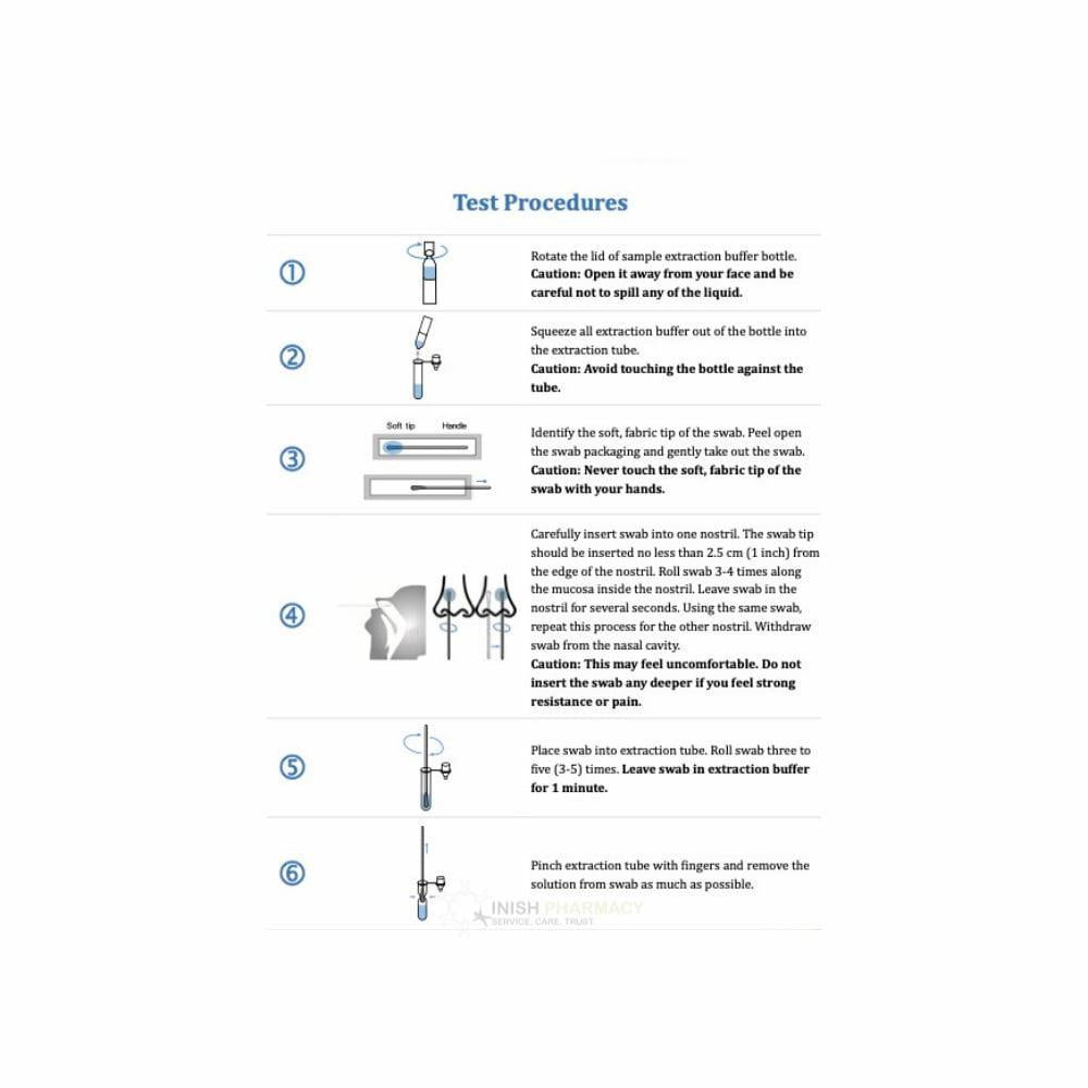 Boson Rapid SARS CoV2 Antigen Tests For Covid-19 Single Pack