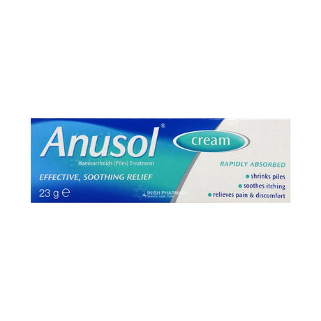 Anusol Cream 23g – soothes and relieves haemorrhoid discomfort