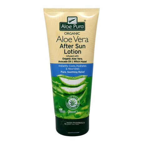 Aloe Pura Organic Aloe Vera After Sun Lotion 200ml from Optima
