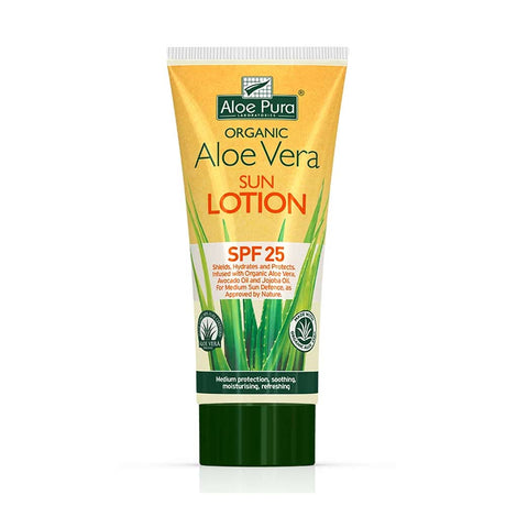 Aloe Pura Organic Aloe Vera Sun Lotion SPF 25 200ml from Aloep