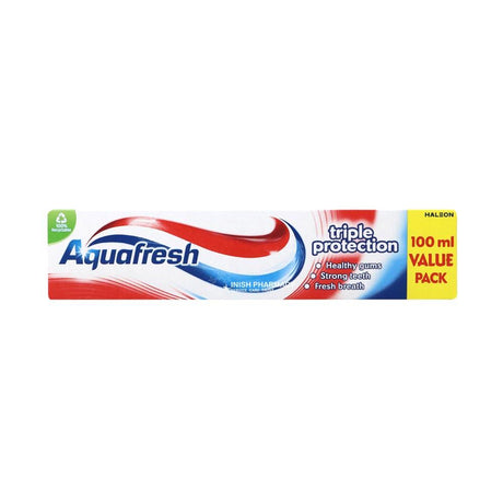Aquafresh Triple Protection Toothpaste 100ml – cleans teeth and supports oral health