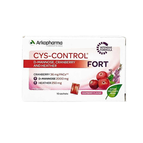 Arkopharma Cys-Control Fort 10 Sachets – provides fast relief from cystitis symptoms