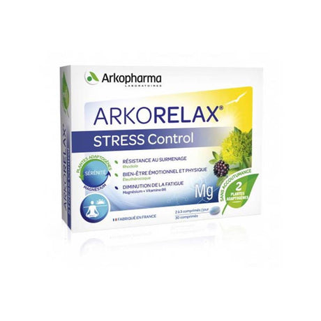 Arkopharma Arkorelax Stress Control 30 Tablets – to help the body manage everyday stress