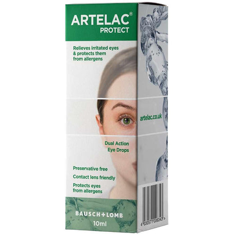 Artelac Protect Dual Action Eye Drops 10ml – soothes and hydrates dry, irritated eyes