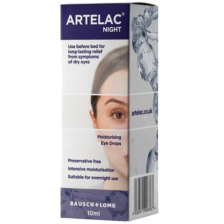 Artelac Hydra Plus Night Hydrating Eye Drops 10ml – soothes and hydrates dry, irritated eyes