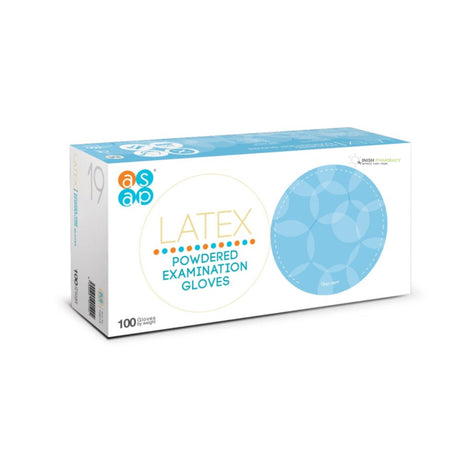 ASAP Powdered Latex Gloves Medium – for everyday health and wellbeing