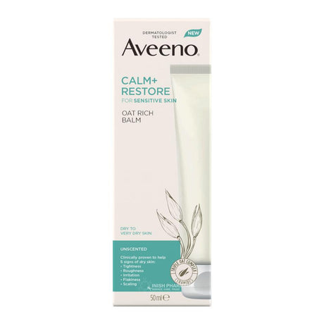 Aveeno Calm Restore Oat Rich Balm 50ml – moisturises and protects skin daily
