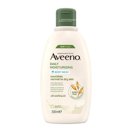 Aveeno Daily Moisturising Body Wash 300ml – moisturises and protects skin daily