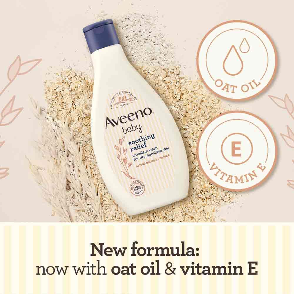 Aveeno Baby Soothing Relief Emollient Wash 250ml