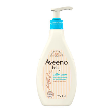 Aveeno Baby Daily Care Moisturising Lotion 250ml – a gentle, skin-safe essential for baby care