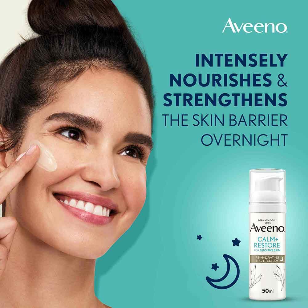Aveeno Calm & Restore Re-Hydrating Night Cream 50ml