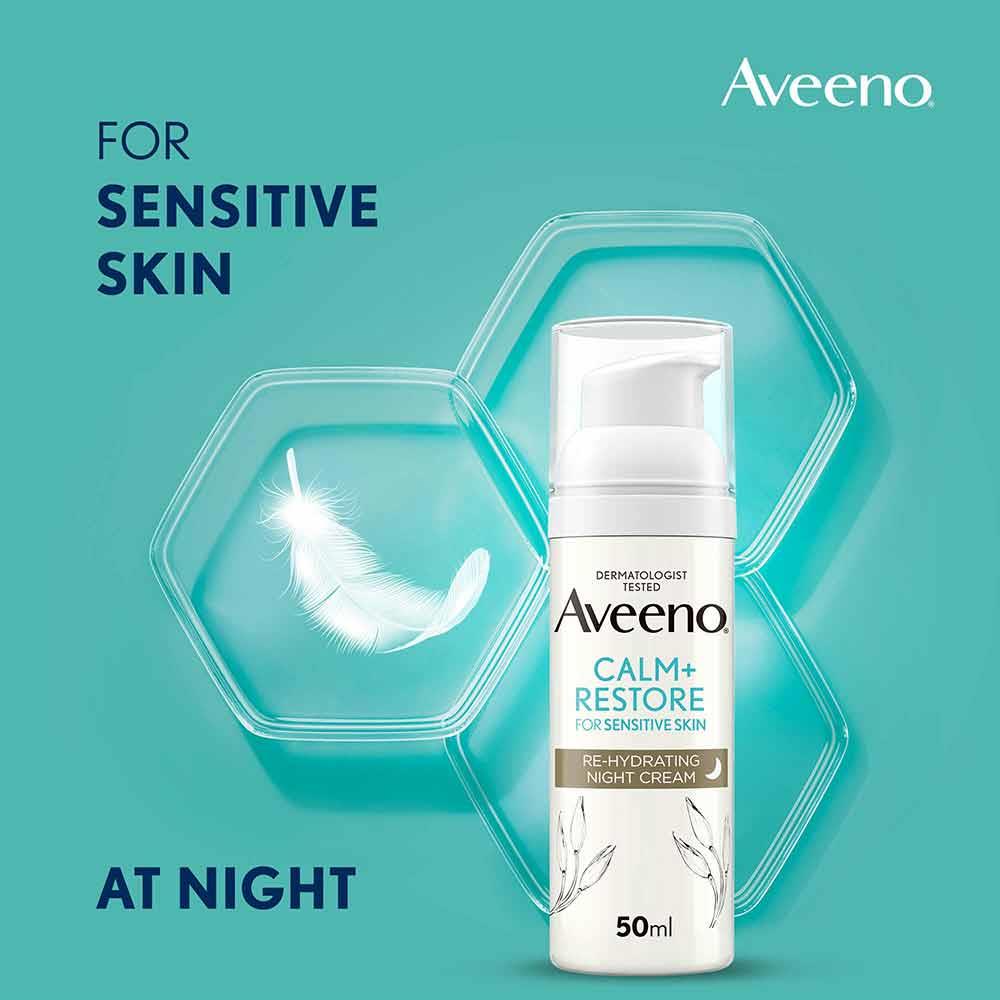 Aveeno Calm & Restore Re-Hydrating Night Cream 50ml