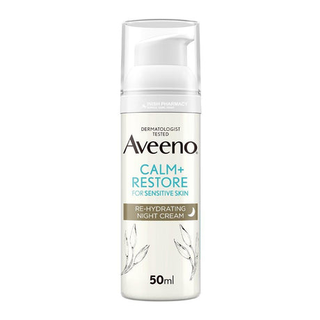 Aveeno Calm & Restore Re-Hydrating Night Cream 50ml – moisturises and protects skin daily