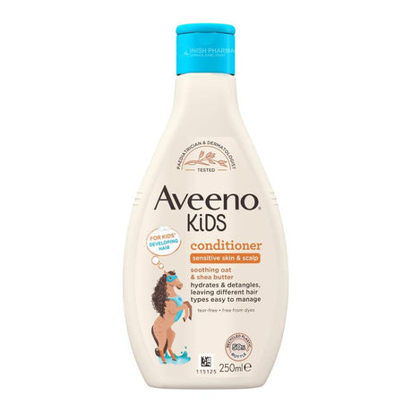 Aveeno Kids Conditioner 250ml – deeply conditions and restores hair health