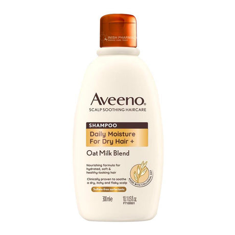 Aveeno Daily Moisture Oat Milk Shampoo 300ml – for deeply moisturised and manageable hair