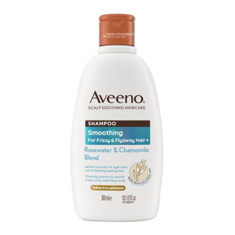 Aveeno Gentle Moisture Rosewater & Chamomile Shampoo 300ml – for deeply moisturised and manageable hair