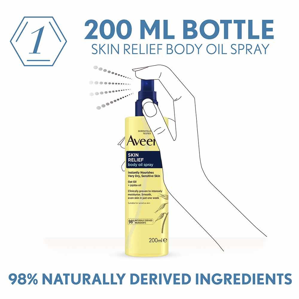 Aveeno Skin Relief Body Oil Spray 200ml