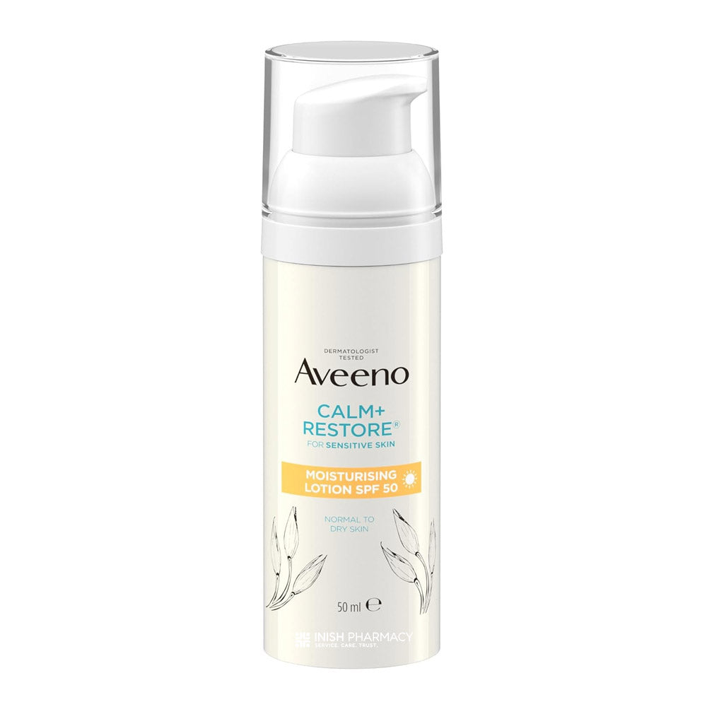 Aveeno Calm and Restore Moisturising Lotion SPF50