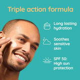 Aveeno Calm and Restore Moisturising Lotion SPF50