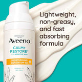Aveeno Calm and Restore Moisturising Lotion SPF50