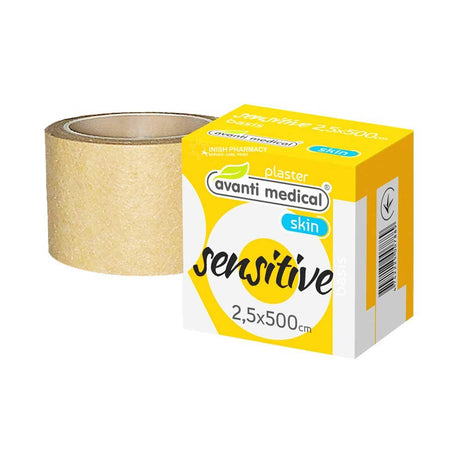 Avanti Medical Sensitive Paper Tape 2.55cm x 5m Roll – cleans and protects wounds