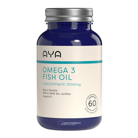 AYA Omega 3 Fish Oil 60 Capsules – omega-3 fatty acids to support heart and brain health