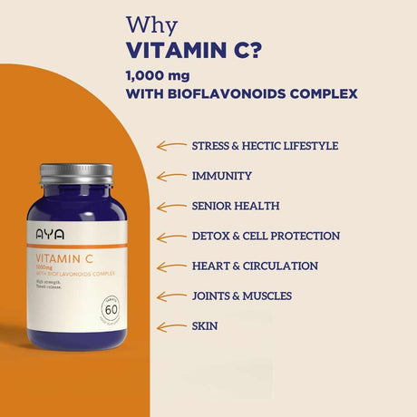 AYA Vitamin C 1000mg Tablets 60 Pack