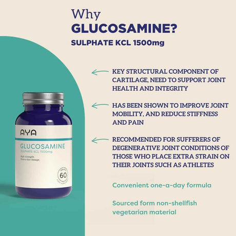 AYA Glucosamine 1500mg Tablets 60 Pack
