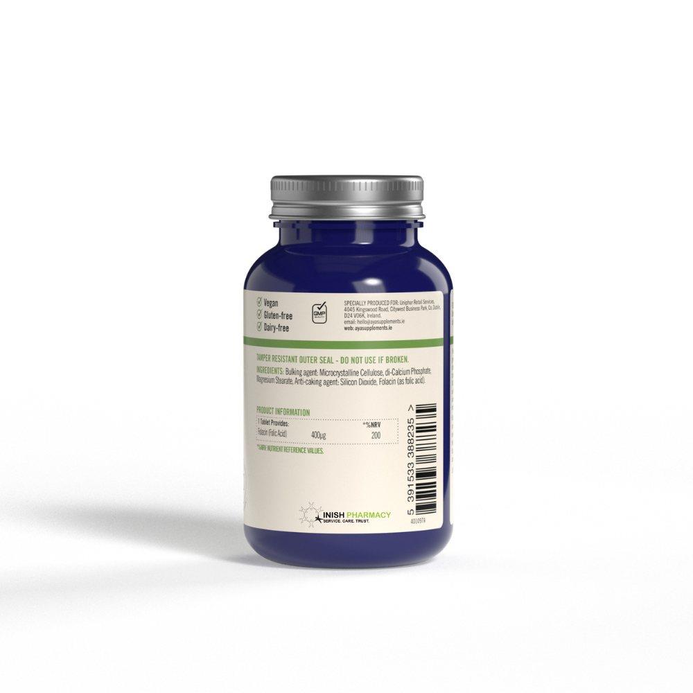 AYA Folic Acid 400ug Tablets 90 Pack
