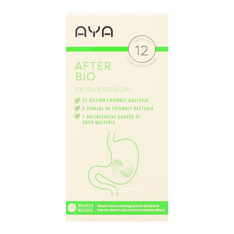 AYA After Bio Extra Strength 12 Capsules – to support a healthy digestive system