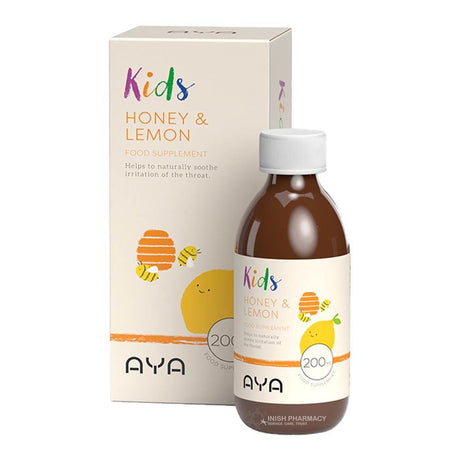 AYA Kids Honey & Lemon 200ml – a trusted essential for mother and baby care