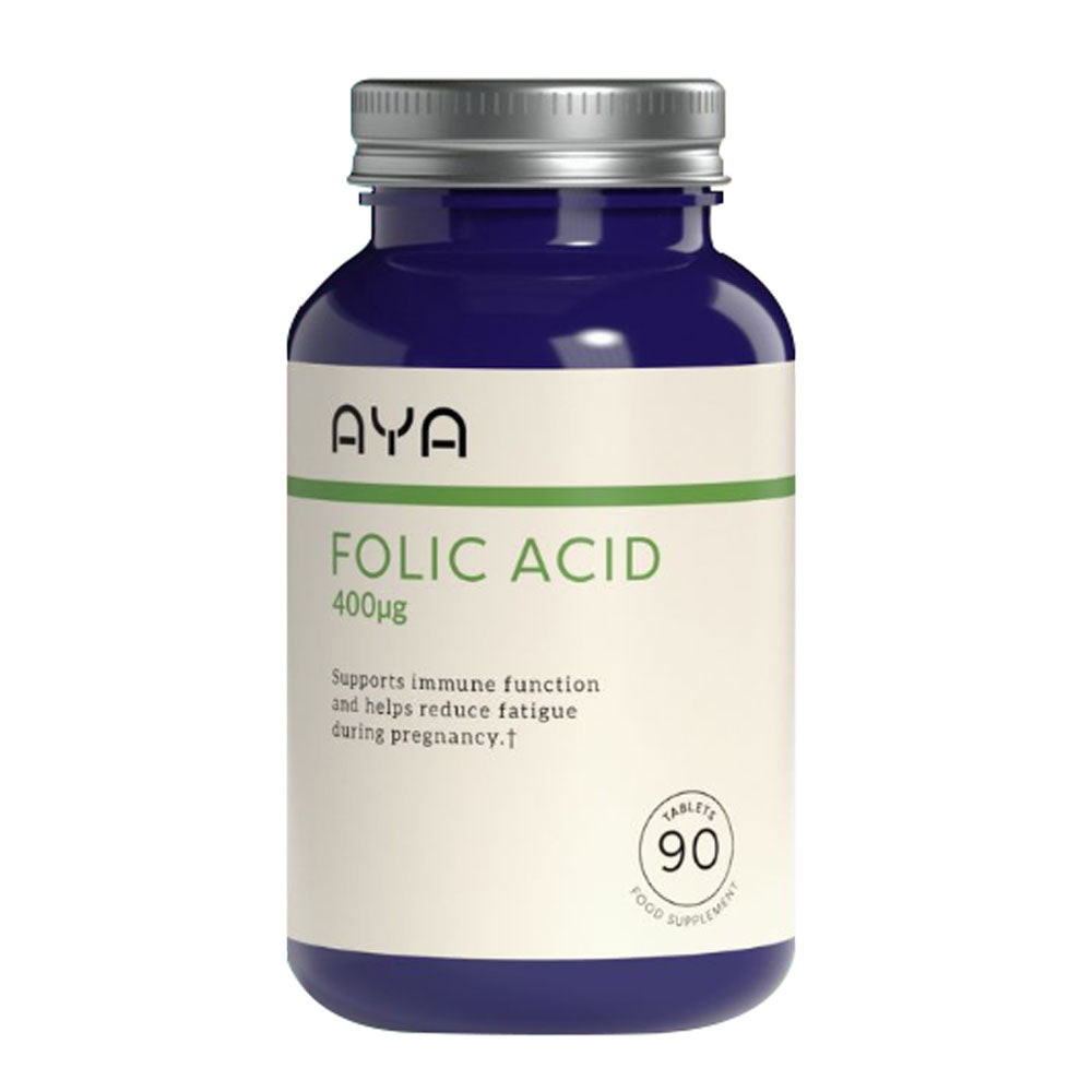 AYA Folic Acid 400ug Tablets 90 Pack