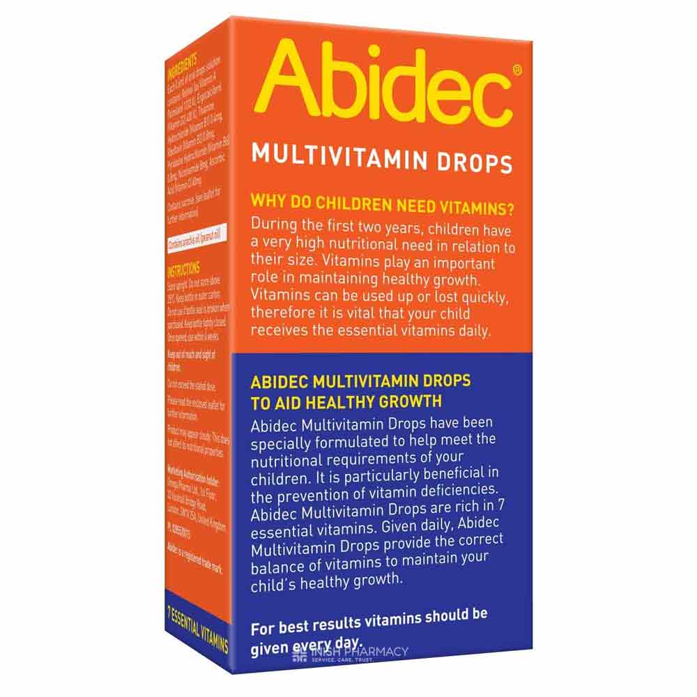 Abidec Multivitamin Oral Drops Solution for Babies & Children 25ml