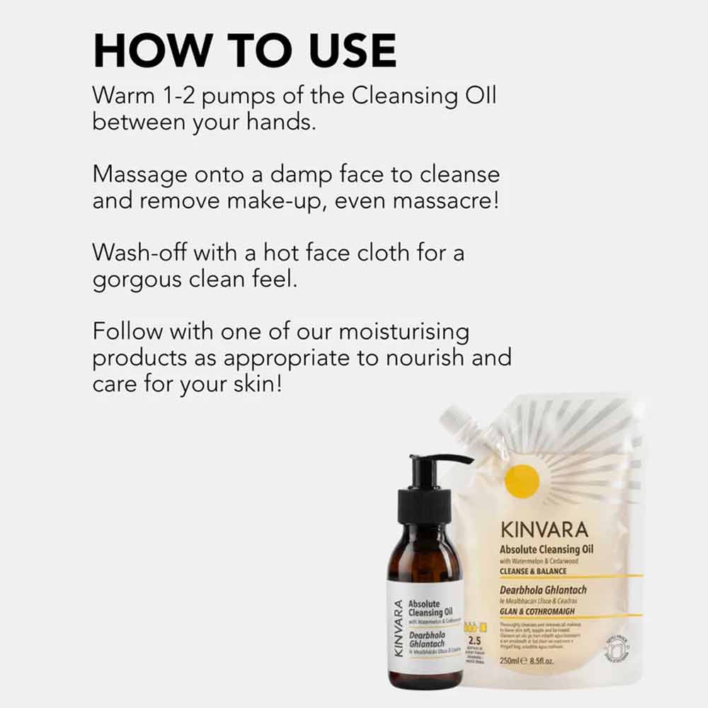 Kinvara Absolute Cleansing Oil Refill Pouch 250ml