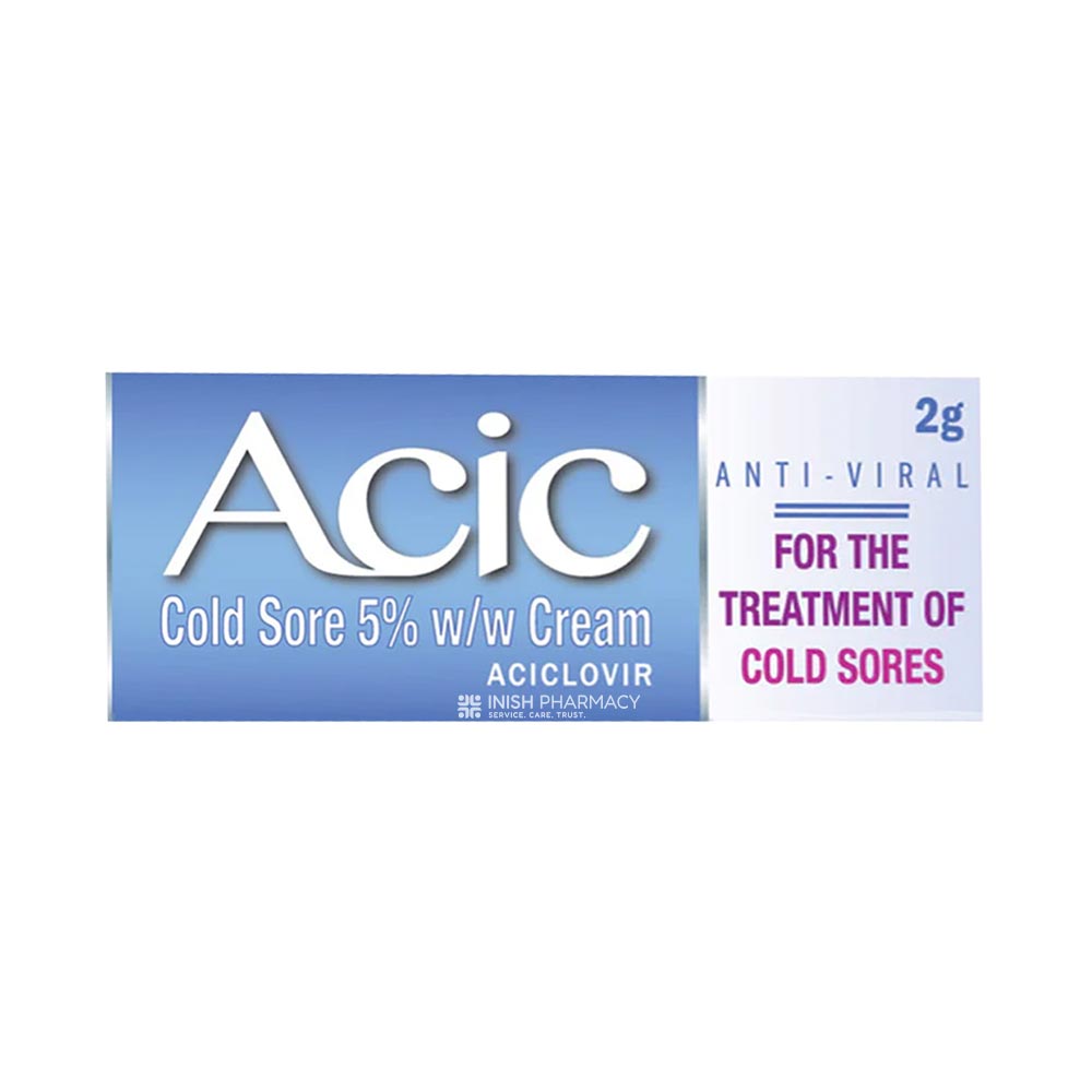 Acic 5% Cream Cold Sore Treatment