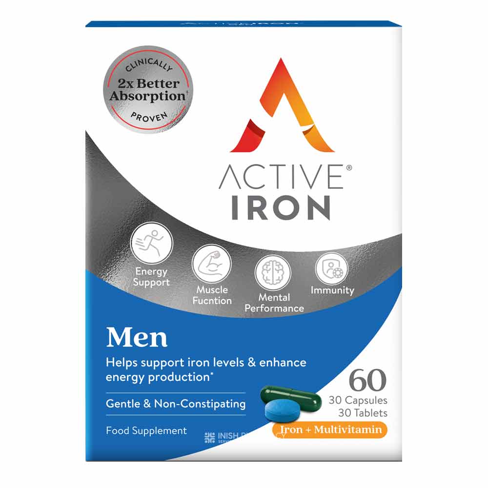 Active Iron For Men 60 Pack – iron to support healthy red blood cell formation