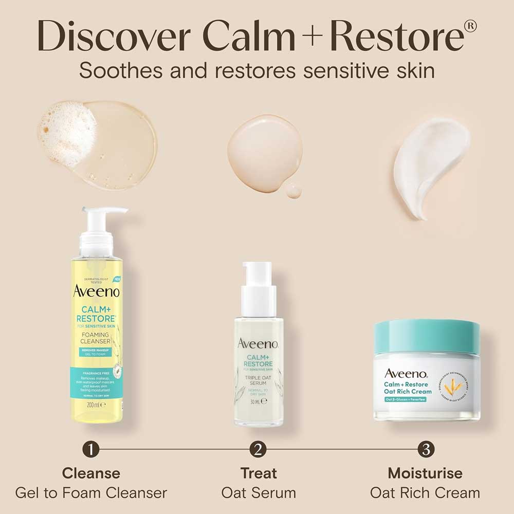 Aveeno Calm & Restore Oat Rich Cream 50ml