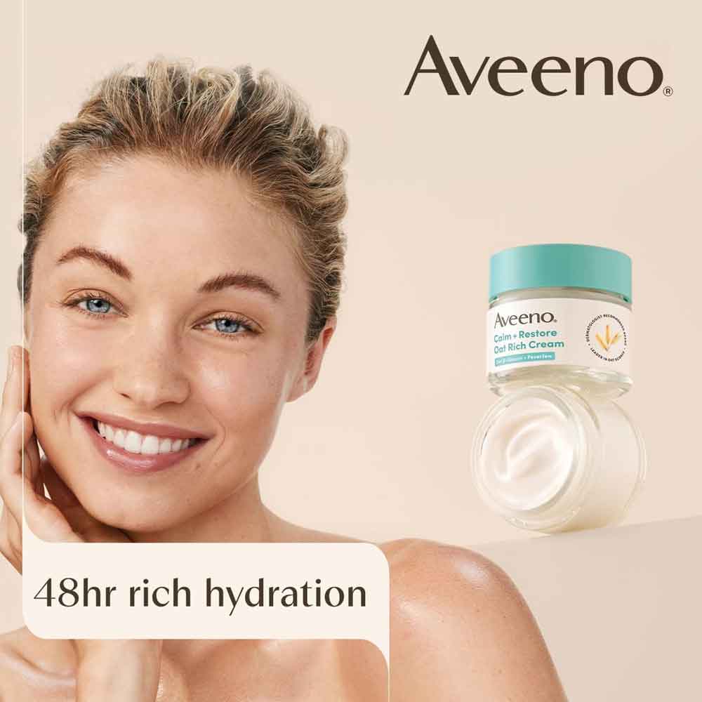 Aveeno Calm & Restore Oat Rich Cream 50ml
