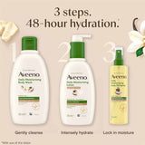 Aveeno Daily Moisturising Body Oil Spray Cocoa Butter Vanilla Scent 200ml