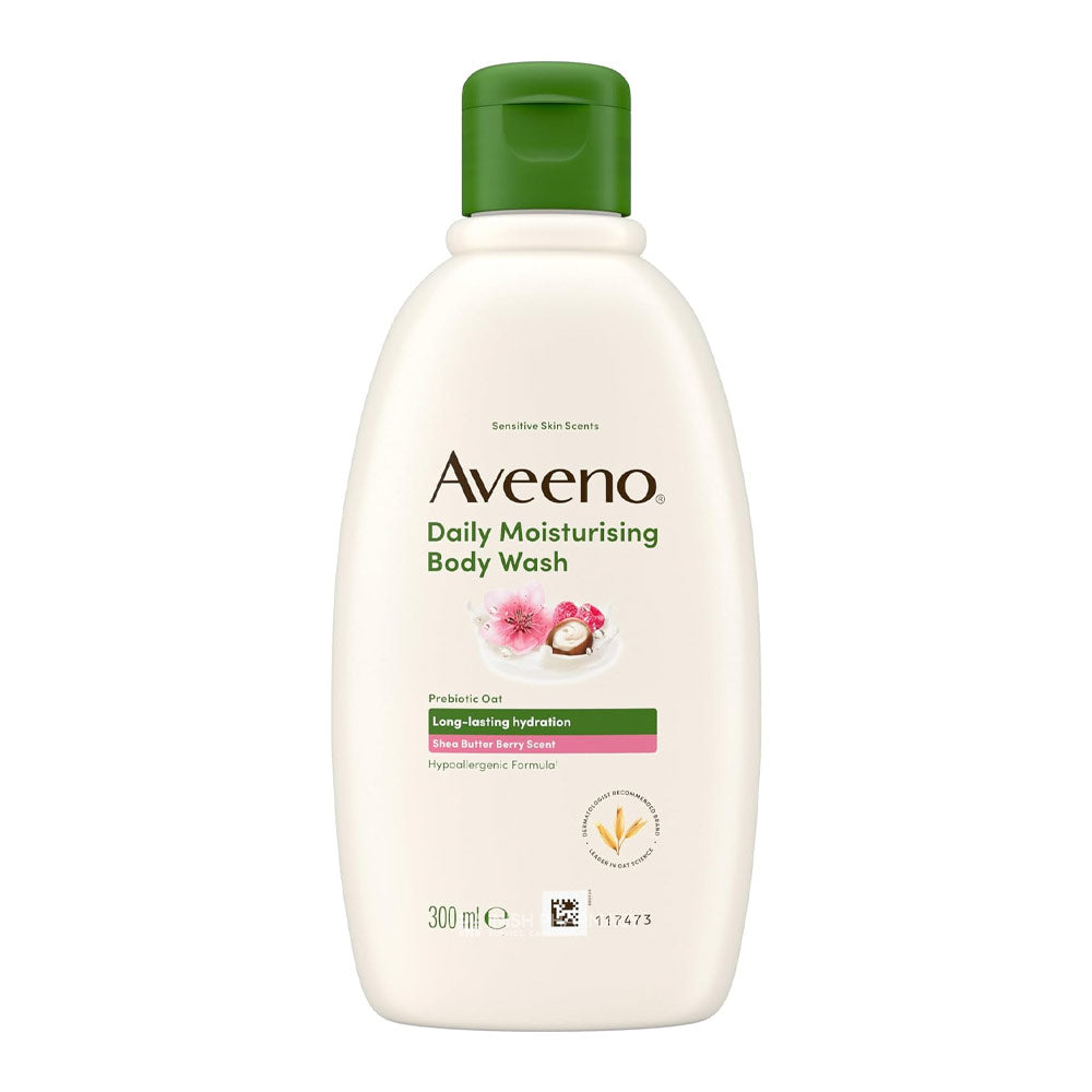 Aveeno Daily Moisturising Body Wash Berry Scent 300ml