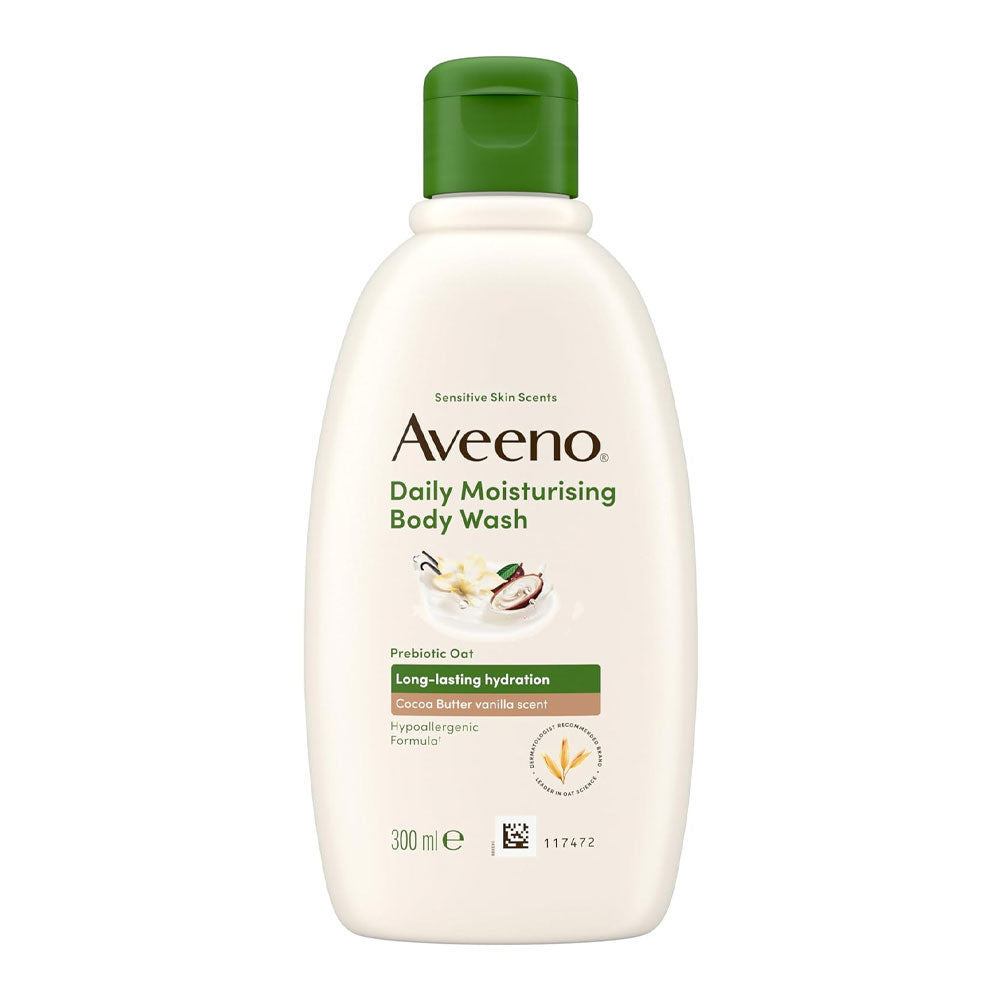 Aveeno Daily Moisturising Body Wash Cocoa Butter Vanilla 300ml