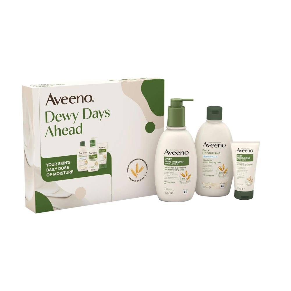 Aveeno Dewy Days Ahead 3 Piece Giftset