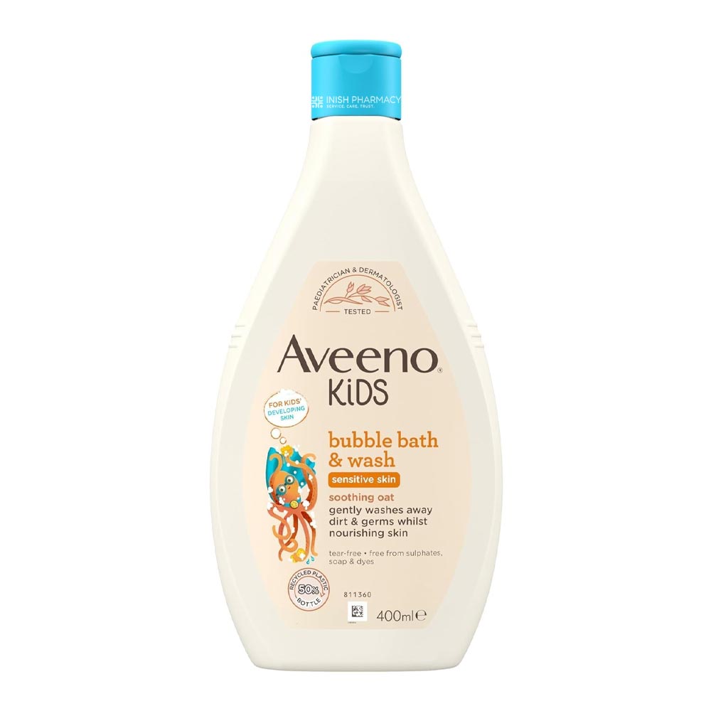 Aveeno Kids Bubble Bath & Wash 400ml – a trusted essential for mother and baby care