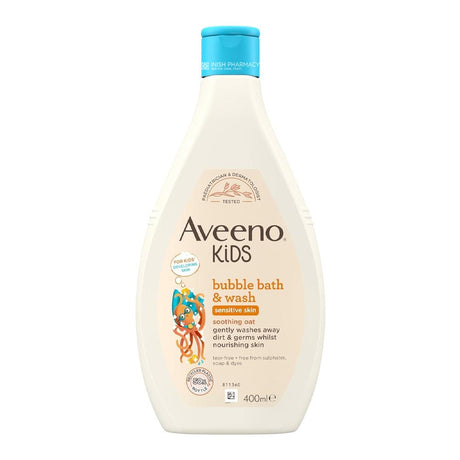 Aveeno Kids Bubble Bath & Wash 400ml – a trusted essential for mother and baby care